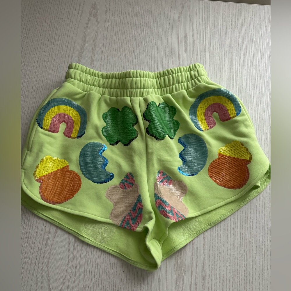✨☘️Queen of Sparkles Lucky Charm Shorts ☘️✨